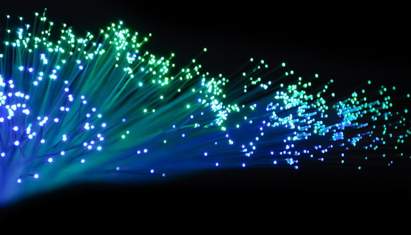 fiber cable light data