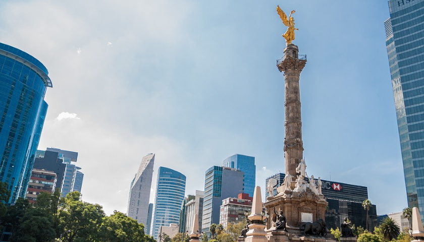 Mexico city statue