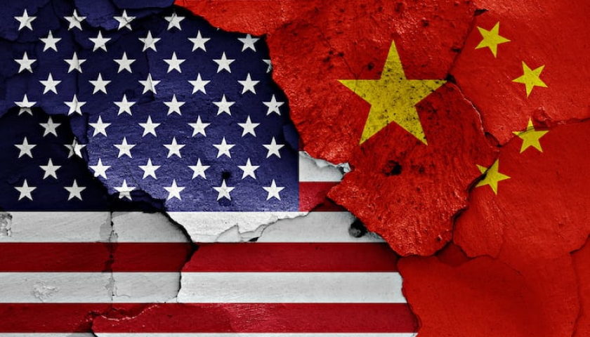 USA China flag