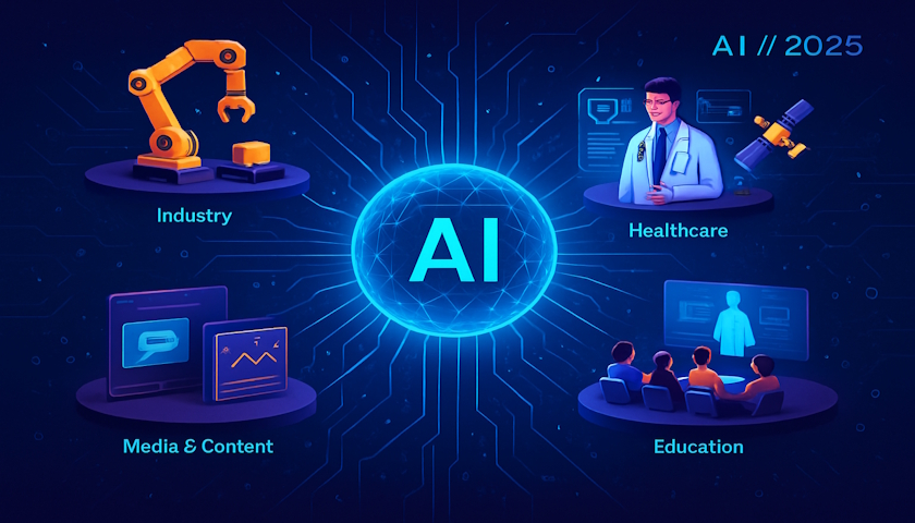 Adopce mobilních technologií a stav AI v roce 2025