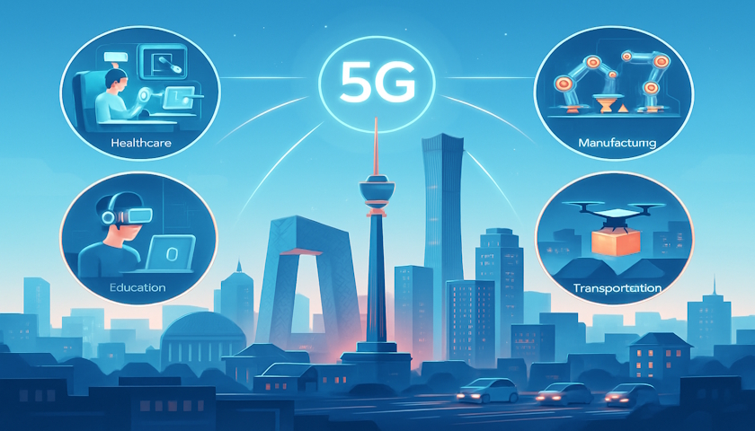 Peking cílí na plně rozsáhlé aplikace 5G do roku 2027