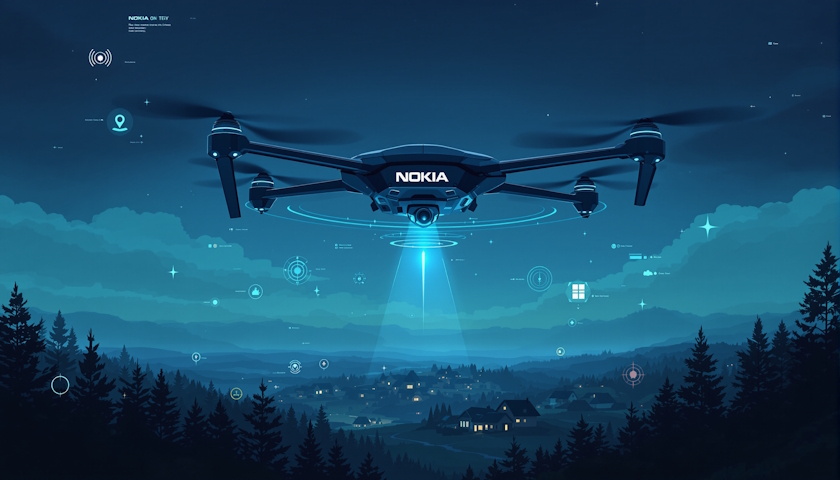 Nokia vede projekt EU na ochranu kritické infrastruktury pomocí dronů