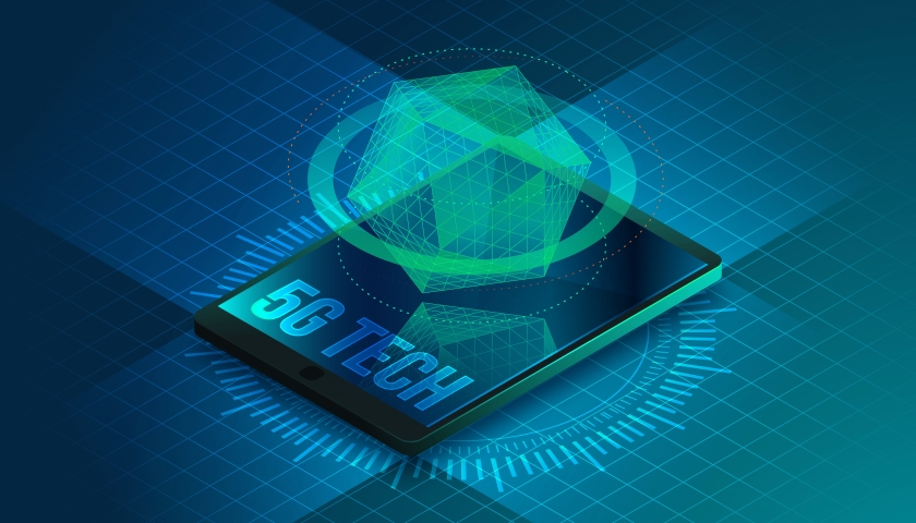 5G tech hologram