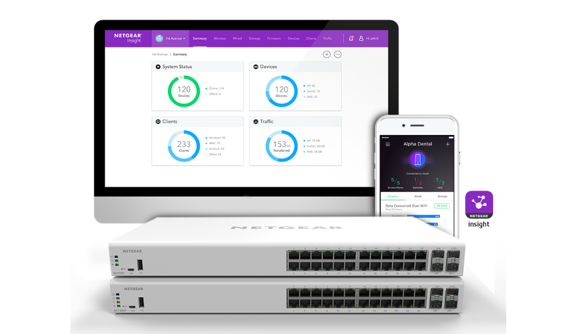 Přepínače NETGEAR GC728X a GC728XP