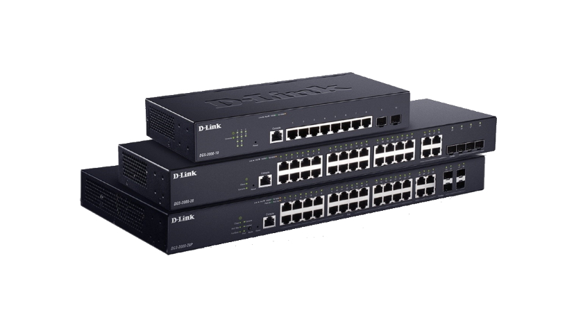 gigabitové switche řady DGS-2000